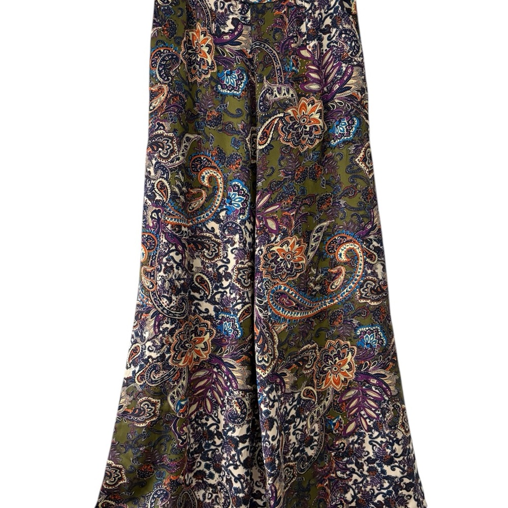 Traffic People Multicolor Paisley Maxi Skirt